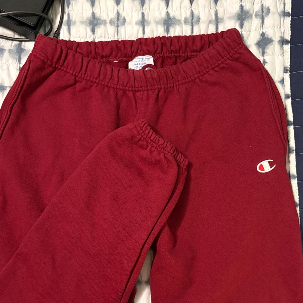 Champion Men's Red Sweatpants